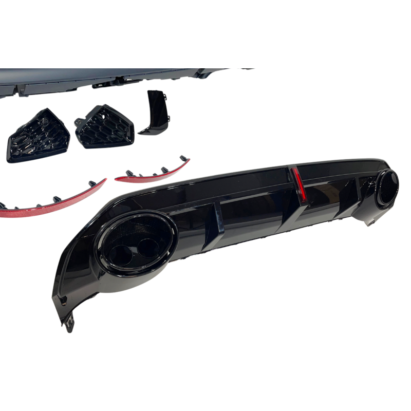 Paraurti Posteriore Audi A3 8Y Sportback 2019-2024 Look RS3 LED