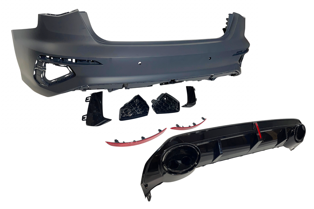 Paraurti Posteriore Audi A3 8Y Sportback 2019-2024 Look RS3 Led Audi A3