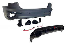 Paraurti Posteriore Audi A3 8Y Sportback 2019-2024 Look RS3 Led Audi A3