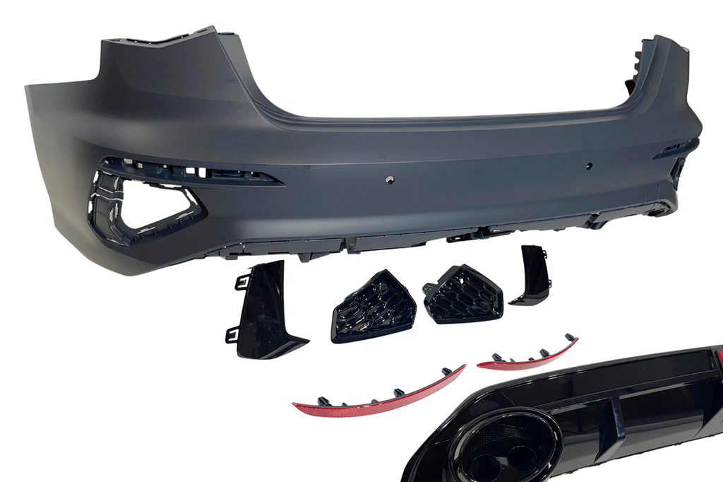 Paraurti Posteriore Audi A3 8Y Sportback 2019-2024 Look RS3 Led Audi A3
