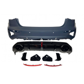 Paraurti Posteriore Audi A3 8Y Sportback 2019-2024 Look RS3 LED