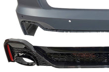 Load image into Gallery viewer, Paraurti Posteriore Audi A6 C8 Avant 2020 Look RS6 Carbonio Audi A6