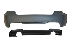 Paraurti Posteriore BMW E90 Look M Tech Doppia Uscita ABS BMW E90,E91