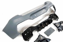 Paraurti Posteriore BMW F20 /F21 LCI 15-18 Look Performance 2 Uscite doppio Nero lucido BMW F20