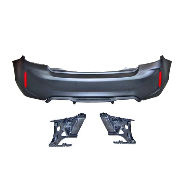 Paraurti Posteriore BMW Serie 2 F22 / F23 2013-2019 conversione in M2 ABS