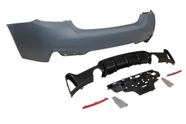 Paraurti Posteriore BMW F32 / F33 / F36 Look M Performance 2 semplici uscite BMW F32