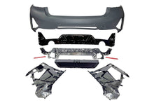 Carica l'immagine nel visualizzatore di Gallery, Paraurti Posteriore BMW G20 LCI 2023+ look M-Performance Nero lucido BMW G20