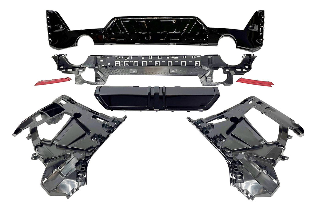 Paraurti Posteriore BMW G20 LCI 2023+ look M-Performance Nero lucido BMW G20