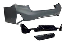 Carica l'immagine nel visualizzatore di Gallery, Paraurti Posteriore BMW G20 LCI 2023+ look M-Performance Nero lucido BMW G20