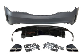 Paraurti Posteriore Mercedes W117 2013-2018 LCI 4P / SW Look AMG A45 Mercedes W117