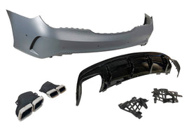 Paraurti Posteriore Mercedes W117 2013-2018 LCI 4P / SW Look AMG A45 Mercedes W117