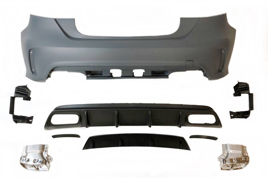 Paraurti Posteriore Mercedes W176 2012-2018 A45 Look AMG Sensori Mercedes W176