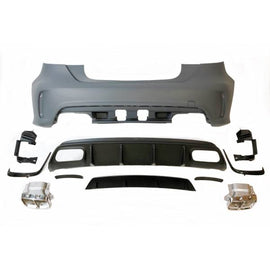 Paraurti Posteriore Mercedes Classe A W176 2012-2018 A45 conversione in AMG Sensori
