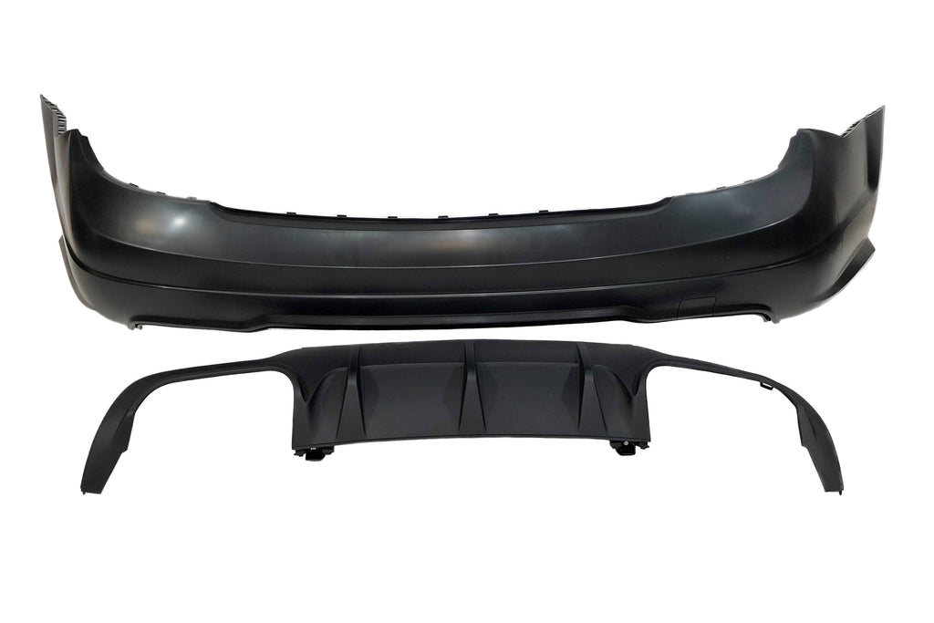 Paraurti Posteriore Mercedes W204 11-13 2-4P Look AMG C63 Sensori Mercedes W204