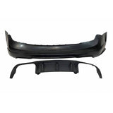 Paraurti Posteriore Mercedes Classe C W204 2/4 Porte conversione in AMG 11-13