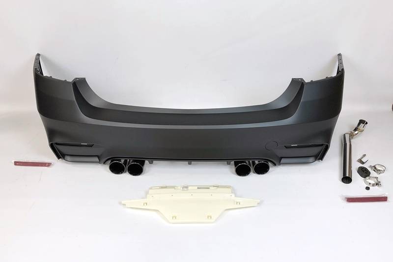 Paraurti Posteriori BMW F30 Look M3 2 Scarico, Scarico BMW F30