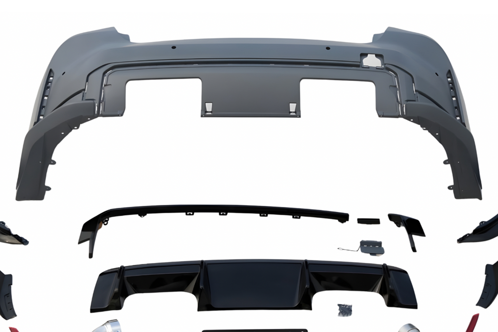 Paraurti Posteriori BMW G20 Look G80, Scarico BMW G20