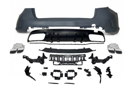 Paraurti Posteriori Mercedes W205 4P 2014-2021 Look C63 New Mercedes W205