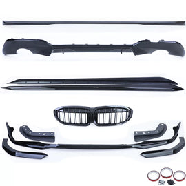 Performance Body kit spoiler griglia diffusore Minigonne per Serie 3 BMW G20 2019-2022