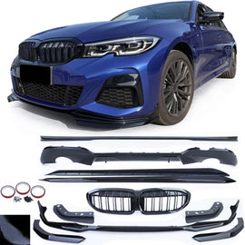Performance Body kit spoiler griglia diffusore Minigonne per Serie 3 BMW G20 2019-2022