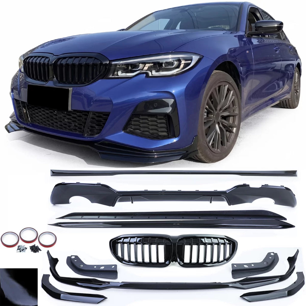 Performance Body kit Spoiler griglia diffusore minigonne per 3er BMW G20 2019-2022