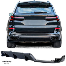 Carica l'immagine nel visualizzatore di Gallery, Performance posteriore diffusore 3-pezzo Nero lucido compatibile BMW X5 G05 da 2018