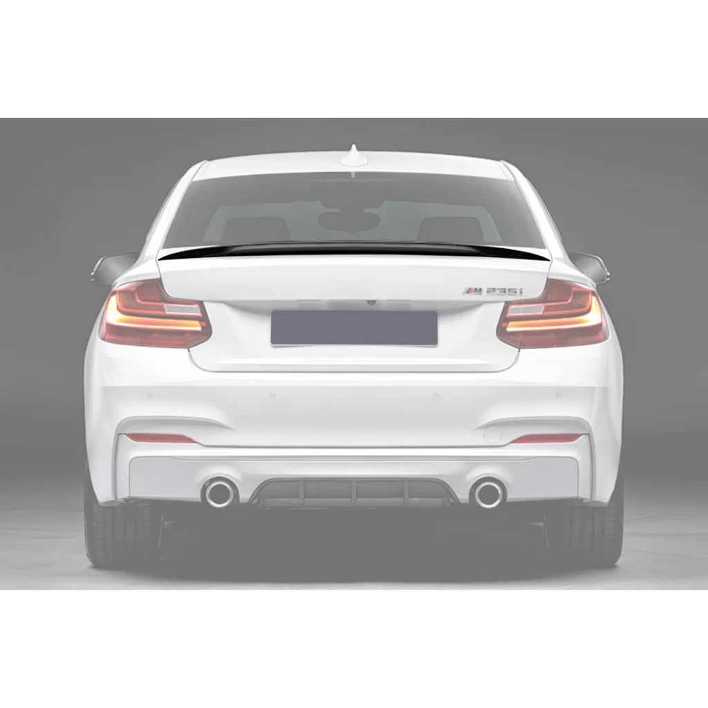 Spoiler stile Performance baule per BMW Serie 2 F22 Coupe dal 2013, da verniciare