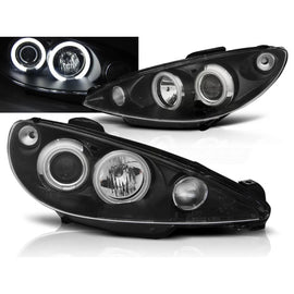 PEUGEOT 206 02- Angel Eyes nero CCFL