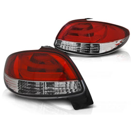 PEUGEOT 206 10.98- rosso bianco Barra LED