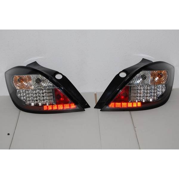 Fanali Posteriori Opel Astra H 5P 04-08 Led Black