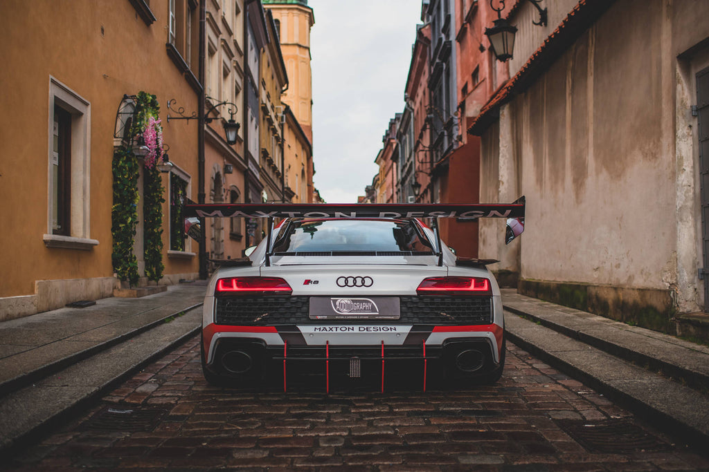 Body kit Maxton Design per Audi R8 Mk2 Facelift, ABS nero lucido: dettaglio della finitura