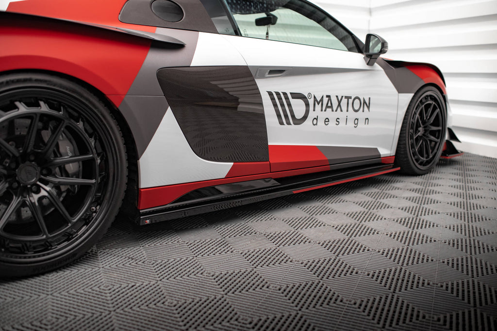 Body kit Maxton Design per Audi R8 Mk2 Facelift, ABS nero lucido — vista posteriore