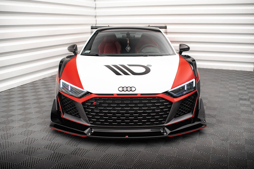 Body kit Maxton Design per Audi R8 Mk2 Facelift — ABS nero lucido, vista ravvicinata