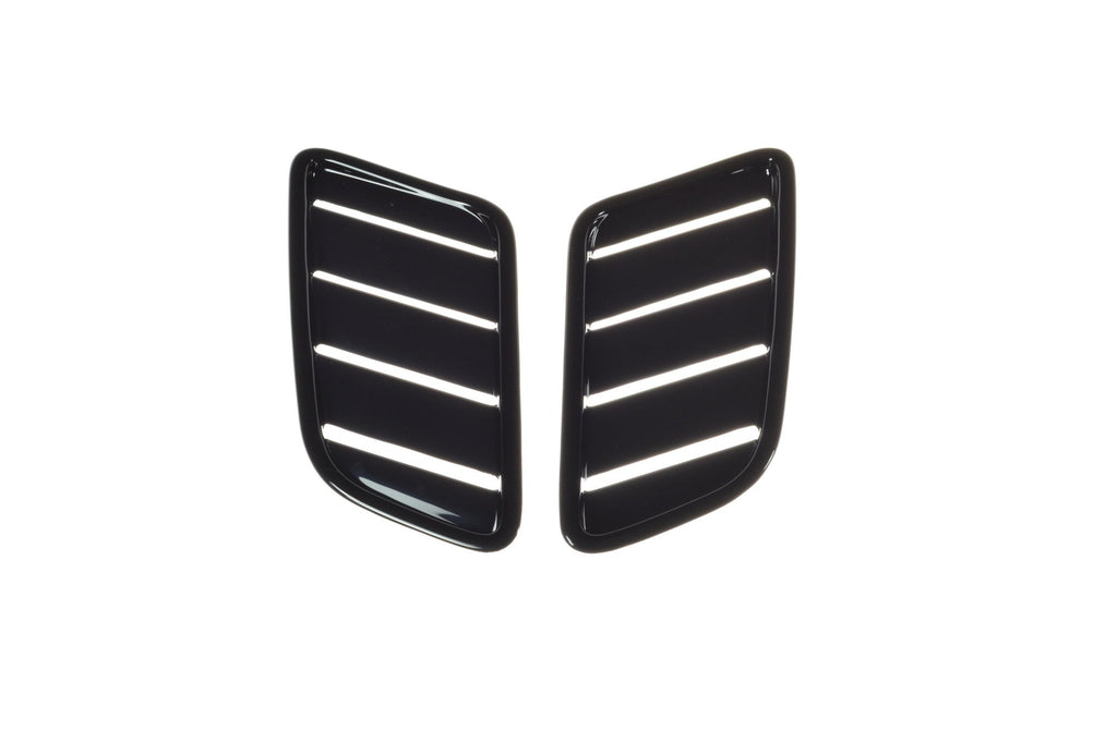 Prese d aria cofano maggiorate Maxton Design in ABS nero lucido per Ford Focus ST Mk4, montate sul cofano