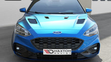 Carica l'immagine nel visualizzatore di Gallery, Prese d aria cofano maggiorate Maxton Design in ABS nero lucido per Ford Focus ST Mk4, vista ravvicinata