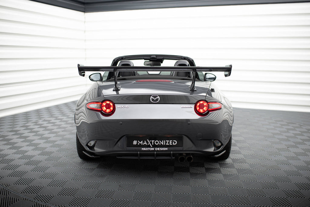 Alettone Mazda MX-5 ND in Fibra di Carbonio (JDM Style) — dettaglio del profilo