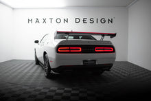 Load image into Gallery viewer, Alettone Dodge Challenger Mk3 in Fibra di Carbonio + LED — vista dall'alto