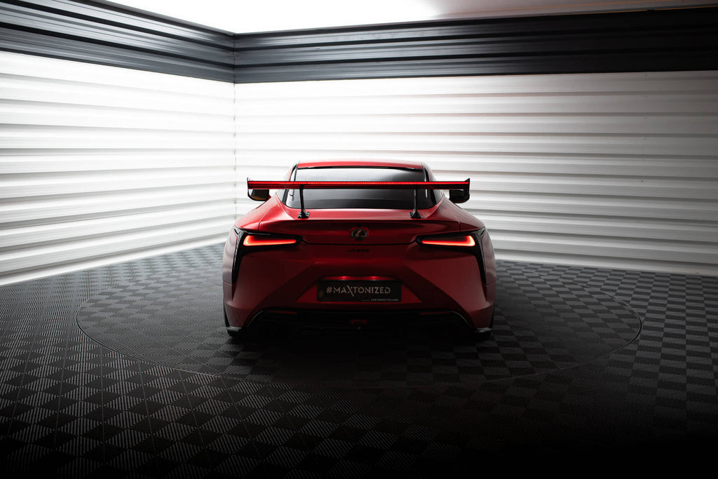 Alettone Lexus LC Mk1 in Fibra di Carbonio + LED — montato sulla vettura