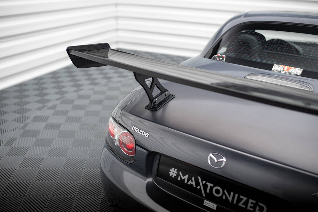 Alettone Mazda MX-5 NC in Fibra di Carbonio (Hardtop) — dettaglio della superficie