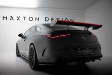 Carica l'immagine nel visualizzatore di Gallery, Alettone V.1 Mercedes CLE C236 AMG-Line in Fibra di Carbonio + LED — vista frontale