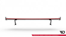 Carica l'immagine nel visualizzatore di Gallery, Alettone Audi RS3 Berlina 8V S-Line in Fibra di Carbonio + LED (con montanti esterni) — dettaglio del fissaggio