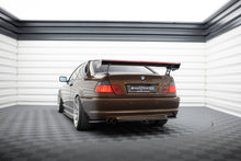 Carica l'immagine nel visualizzatore di Gallery, Alettone BMW Serie 3 Coupé E46 in Fibra di Carbonio + LED (con montanti esterni) — montato sulla vettura
