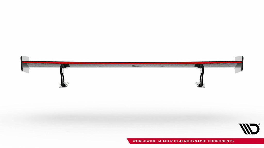 Alettone BMW Serie 3 Coupé E92 M-Pack in Fibra di Carbonio + LED — vista laterale