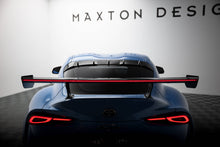 Carica l'immagine nel visualizzatore di Gallery, Alettone Toyota Supra Mk5 in Fibra di Carbonio + LED — vista posteriore