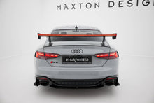 Carica l'immagine nel visualizzatore di Gallery, Alettone V.2 Audi A5 Coupé F5 S-Line in Fibra di Carbonio + LED — vista frontale