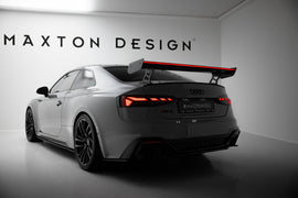 Alettone V.2 Audi A5 Coupé F5 S-Line in Fibra di Carbonio + LED — vista d'insieme
