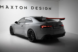Alettone V.2 Audi A5 Coupé F5 S-Line in Fibra di Carbonio + LED — dettaglio del profilo