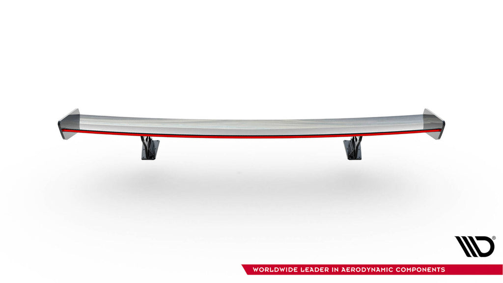 Alettone V.2 Audi A5 Coupé F5 S-Line in Fibra di Carbonio + LED — vista laterale