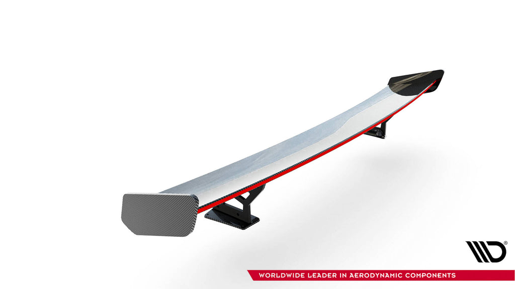 Alettone V.2 Audi A5 Coupé F5 S-Line in Fibra di Carbonio + LED — particolare della finitura