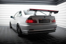 Load image into Gallery viewer, Alettone BMW Serie 3 Coupé E46 in Fibra di Carbonio + LED — dettaglio del fissaggio